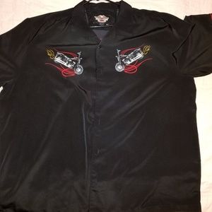 Harley Davidson button up